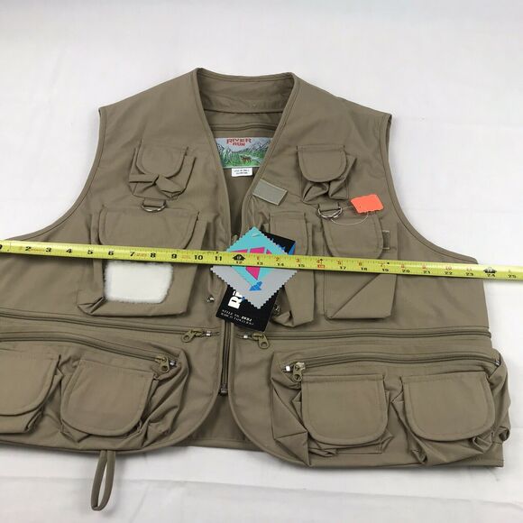 Vintage 90’s River Run Yellowstone Hunting Fishing Field Vest Size M Water Proof - Picture 5 of 12